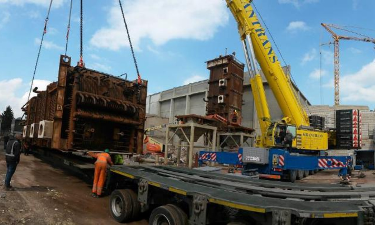 Biomass power plant equipment relocation and installation coordinated by Bilgehan Arat